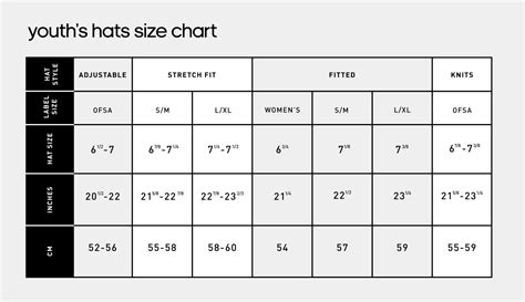 adidas osfw size chart